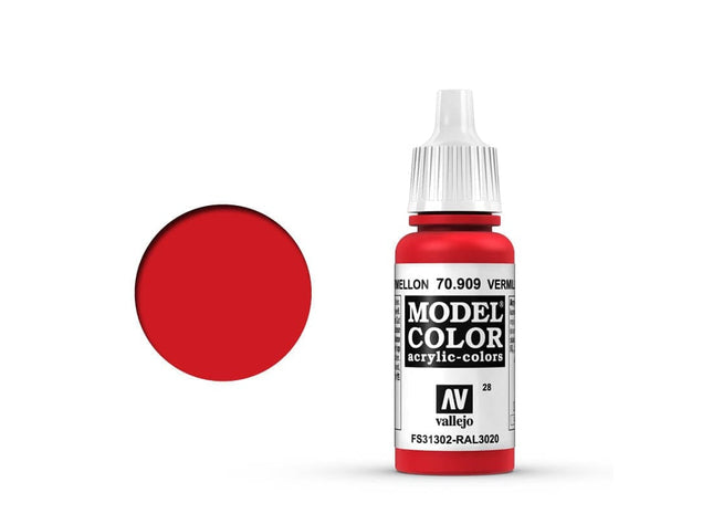 Gamers Guild AZ Vallejo Vallejo: Model Color 70.909 Vermillion HobbyTyme