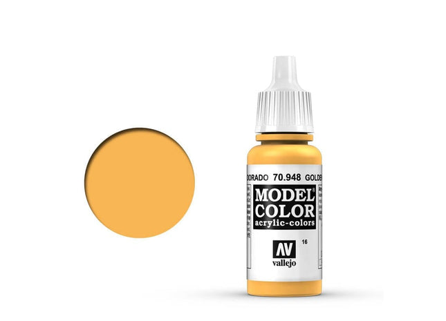 Gamers Guild AZ Vallejo Vallejo: Model Color 70.948 Golden Yellow HobbyTyme
