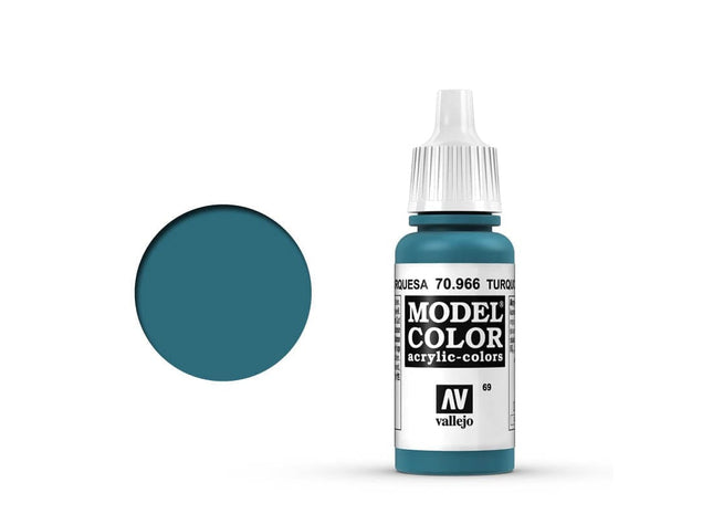 Gamers Guild AZ Vallejo Vallejo: Model Color 70.966 Turquoise HobbyTyme