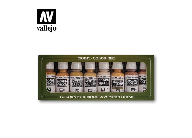 Gamers Guild AZ Vallejo Vallejo Panzer Aces Set: 70.124 Face & Skintones HobbyTyme