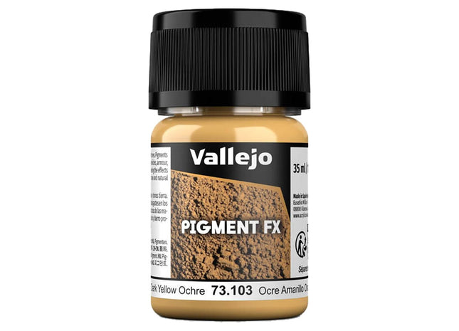 Gamers Guild AZ Vallejo Vallejo: Pigment Effects 73.103 - Dark Yellow Ochre (Pre-Order) ACD Distribution