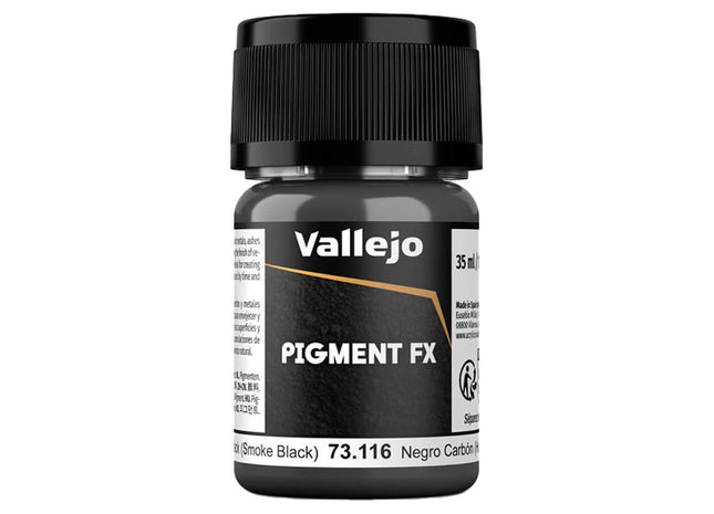 Gamers Guild AZ Vallejo Vallejo: Pigment Effects 73.116 - Carbon Black (Smoke Black) (Pre-Order) ACD Distribution