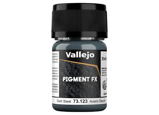 Gamers Guild AZ Vallejo Vallejo: Pigment Effects 73.123 - Dark Steel (Pre-Order) ACD Distribution
