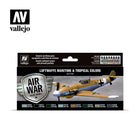 Gamers Guild AZ Vallejo Vallejo Set: 71.164 Luftwaffe Maritime & Tropical colors 1941 HobbyTyme