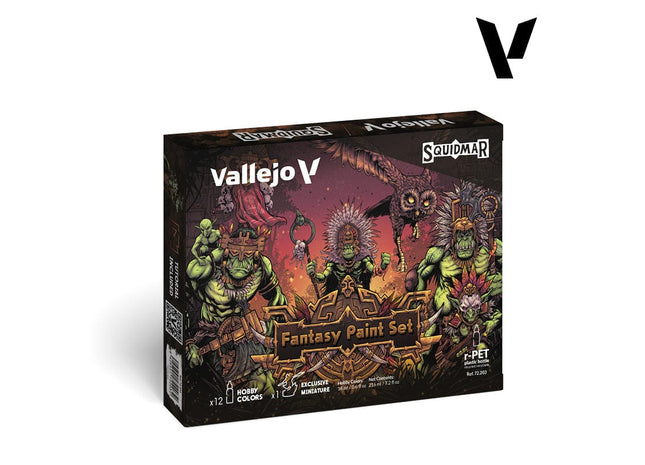 Gamers Guild AZ Vallejo Vallejo: Squidmar Miniatures Paint - Fantasy Paint Set AGD