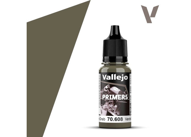 Gamers Guild AZ Vallejo Vallejo: Surface Primer 70.608 Olive Drab HobbyTyme