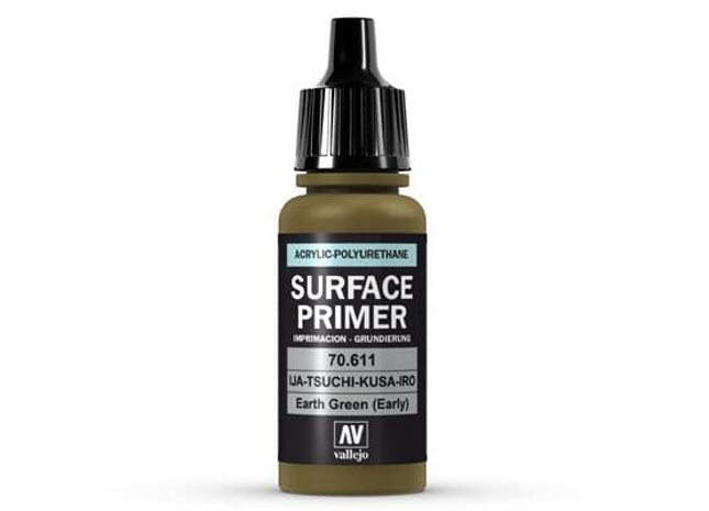 Gamers Guild AZ Vallejo Vallejo: Surface Primer 70.611 Earth Green HobbyTyme