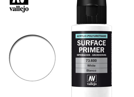 Gamers Guild AZ Vallejo Vallejo: Surface Primer 73.600 White 60ml HobbyTyme