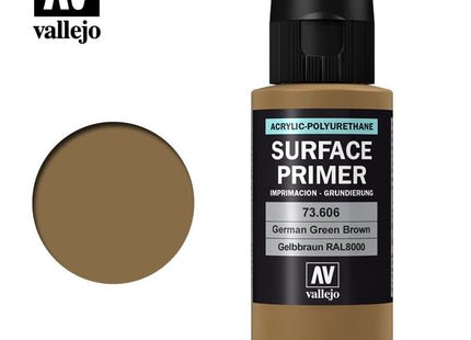 Gamers Guild AZ Vallejo Vallejo: Surface Primer 73.606 German Green Brown 60ml HobbyTyme