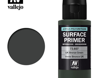 Gamers Guild AZ Vallejo Vallejo: Surface Primer 73.607 UK Bronze Green 60ml HobbyTyme