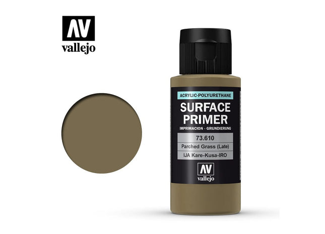 Gamers Guild AZ Vallejo Vallejo: Surface Primer 73.610 Parched Grass 60ml HobbyTyme