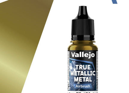 Gamers Guild AZ Vallejo Vallejo True Metallic Metal (Airbrush): Greenish Gold (18 ml) (Pre-Order) AGD