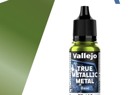 Gamers Guild AZ Vallejo Vallejo True Metallic Metal (Base): Amber Green (18 ml) (Pre-Order) AGD