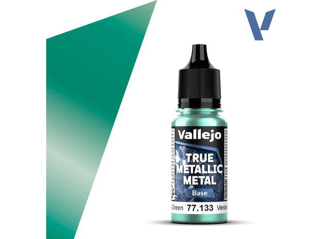 Gamers Guild AZ Vallejo Vallejo True Metallic Metal (Base): Beetle Green (18 ml) (Pre-Order) AGD