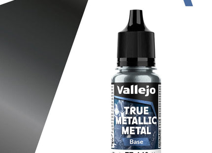 Gamers Guild AZ Vallejo Vallejo True Metallic Metal (Base): Obsidian Black (18 ml) (Pre-Order) AGD