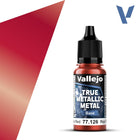 Gamers Guild AZ Vallejo Vallejo True Metallic Metal (Base): Ruby Red (18 ml) (Pre-Order) AGD
