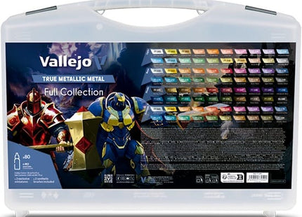 Gamers Guild AZ Vallejo Vallejo: True Metallic Metal - Color Case AGD