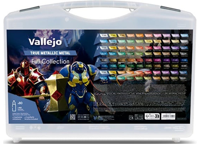 Gamers Guild AZ Vallejo Vallejo: True Metallic Metal - Color Case AGD