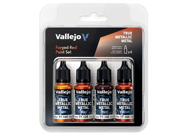 Gamers Guild AZ Vallejo Vallejo: True Metallic Metal - Forged Red Color Set (Pre-Order) ACD Distribution