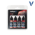 Gamers Guild AZ Vallejo Vallejo True Metallic Metal: Ruby Red (4 Color Set) (Pre-Order) AGD