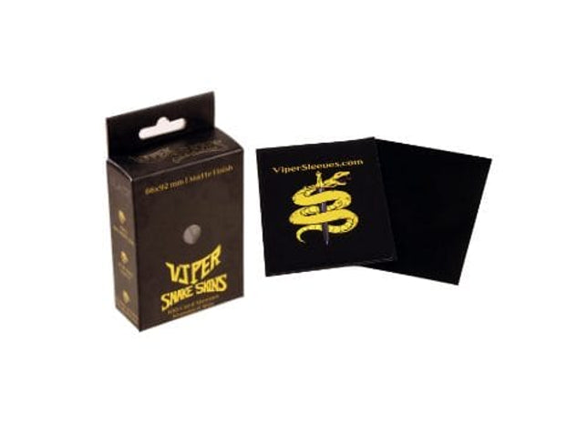 Gamers Guild AZ Viper Sleeves Viper Snakeskins: Black Matte Standard (100ct) Viper Sleeves