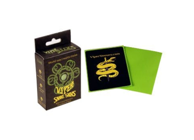 Gamers Guild AZ Viper Sleeves Viper Snakeskins: Lime Matte Standard (100ct) Viper Sleeves