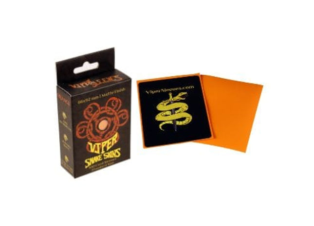 Gamers Guild AZ Viper Sleeves Viper Snakeskins: Orange Matte Standard (100ct) Viper Sleeves
