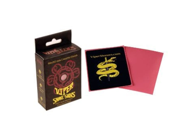 Gamers Guild AZ Viper Sleeves Viper Snakeskins: Pink Matte Standard (100ct) Viper Sleeves