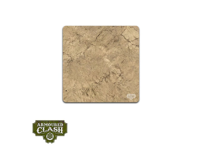 Gamers Guild AZ Warcradle Studios Armoured Clash: Desert Plain Mat 4ft x 4ft Occam Distribution