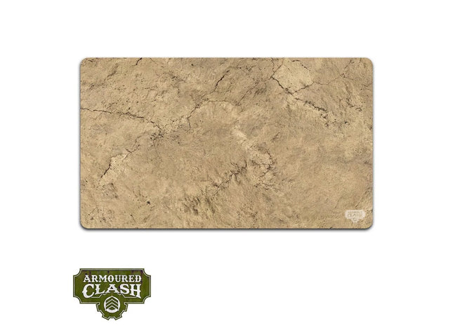 Gamers Guild AZ Warcradle Studios Armoured Clash: Desert Plain Mat 6ft x 4ft Occam Distribution