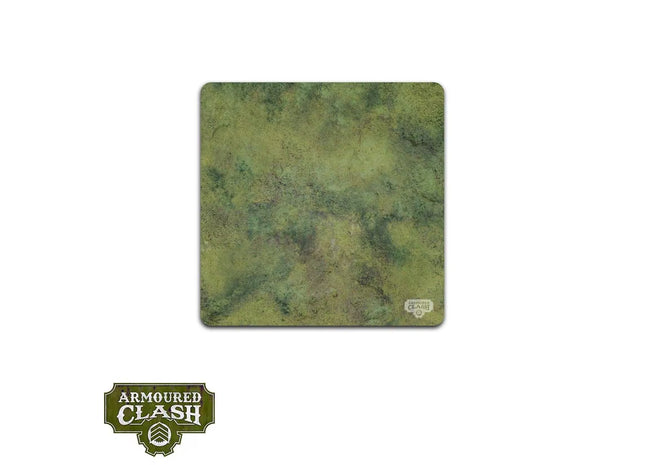 Gamers Guild AZ Warcradle Studios Armoured Clash: Grass Plain Mat 4ft x 4ft Occam Distribution