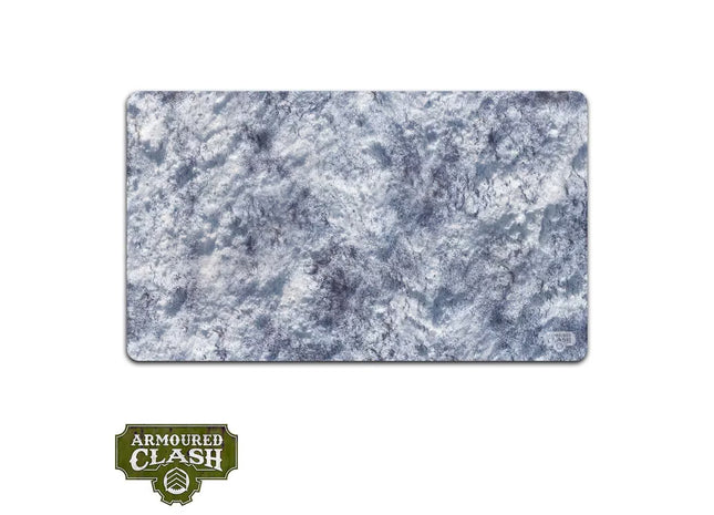 Gamers Guild AZ Warcradle Studios Armoured Clash: Snow Valley Mat 6ft x 4ft Occam Distribution