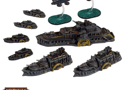 Gamers Guild AZ Warcradle Studios Dystopian Wars: Constitution Battlefleet Set Occam Distribution