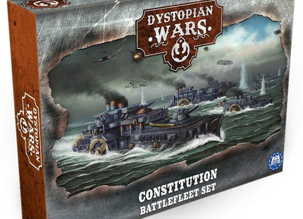 Gamers Guild AZ Warcradle Studios Dystopian Wars: Constitution Battlefleet Set Occam Distribution