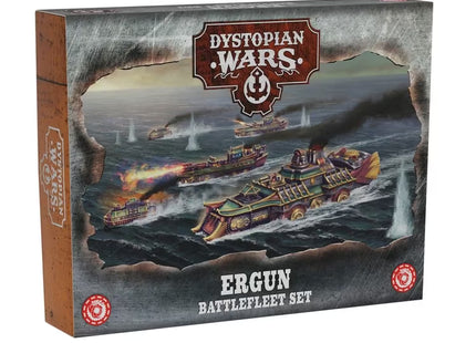 Gamers Guild AZ Warcradle Studios Dystopian Wars: Ergun Battlefleet Set Occam Distribution