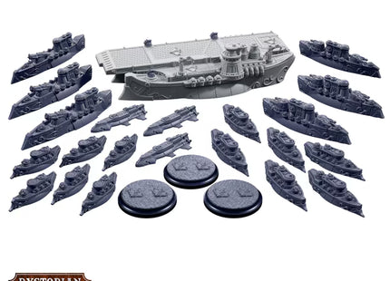Gamers Guild AZ Warcradle Studios Dystopian Wars: Minerva Battlefleet Set Occam Distribution