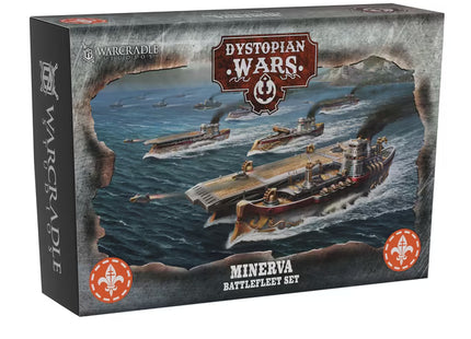 Gamers Guild AZ Warcradle Studios Dystopian Wars: Minerva Battlefleet Set Occam Distribution