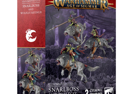 Gamers Guild AZ Warhammer 40,000 Age of Sigmar: Gloomspite Gitz Snarlboss & Wolfgit Retinue (Pre-Order) Games-Workshop