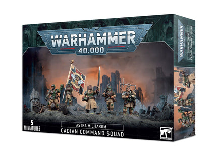 Gamers Guild AZ Warhammer 40,000 Warhammer 40K: Astra Militarum - Cadian Command Squad Games-Workshop