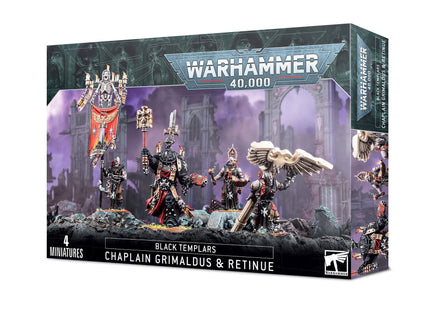 Gamers Guild AZ Warhammer 40,000 Warhammer 40K: Black Templars - Chaplain Grimaldus & Retinue Games-Workshop