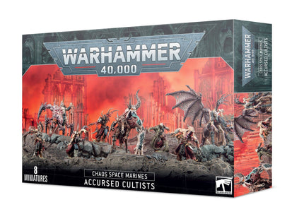 Gamers Guild AZ Warhammer 40,000 Warhammer 40K: Chaos Space Marines - Accursed Cultists Games-Workshop
