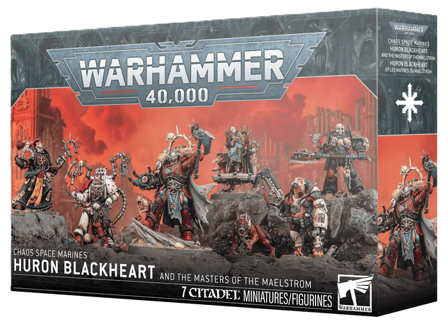 Gamers Guild AZ Warhammer 40,000 Warhammer 40K: Chaos Space Marines - Huron Blackheart and the Masters of the Maelstrom (Pre-Order) Games-Workshop