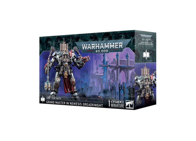 Gamers Guild AZ Warhammer 40,000 Warhammer 40K: Space Marines: Grey Knights: Grandmaster in Nemesis Dreadknight (Pre-Order) Games-Workshop