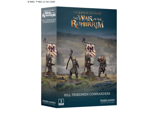 Gamers Guild AZ Warhammer 40K Middle-Earth Strategy Battle Game: Hill Tribesmen - Commanders (Pre-Order) Games-Workshop