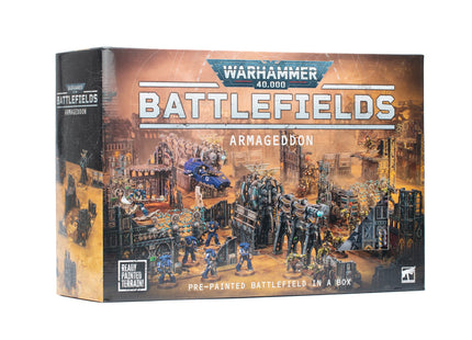 Gamers Guild AZ Warhammer 40K Warhammer 40k: Battlefields: Armageddon – Ready-Painted Terrain (Pre-Order) Games-Workshop