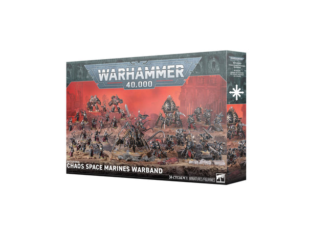 Gamers Guild AZ Warhammer 40K Warhammer 40K: Chaos Space Marines - Battleforce: Chaos Space Marines Warband (Pre-Order) Games-Workshop
