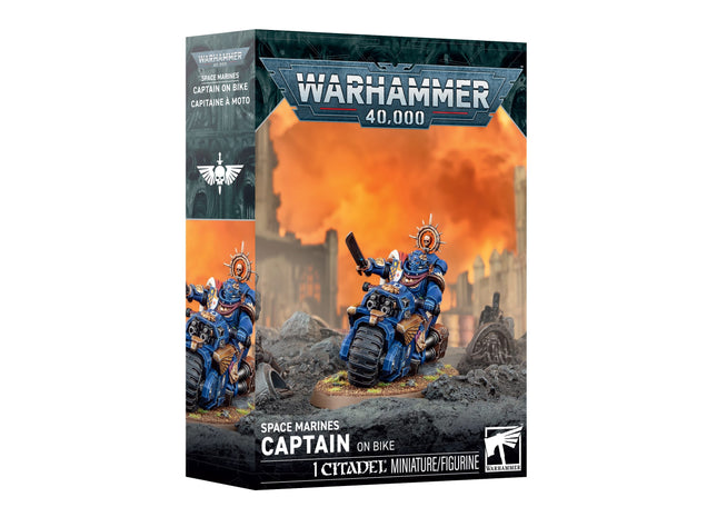Gamers Guild AZ Warhammer 40K Warhammer 40K: Space Marines - Captain On Bike (Pre-Order) Games-Workshop
