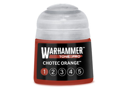 Gamers Guild AZ Warhammer Colour Warhammer Colour Paint: Tone Pro - Chotec Orange 1 (12ml) (Pre-Order) Games-Workshop