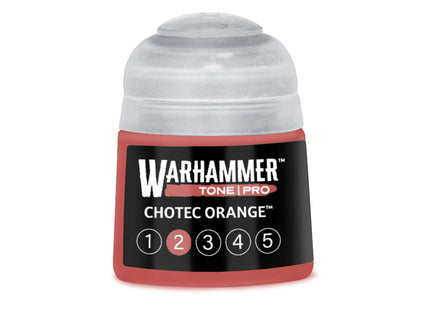 Gamers Guild AZ Warhammer Colour Warhammer Colour Paint: Tone Pro - Chotec Orange 2 (12ml) (Pre-Order) Games-Workshop