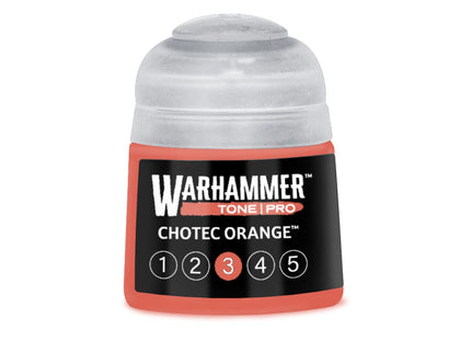 Gamers Guild AZ Warhammer Colour Warhammer Colour Paint: Tone Pro - Chotec Orange 3 (12ml) (Pre-Order) Games-Workshop